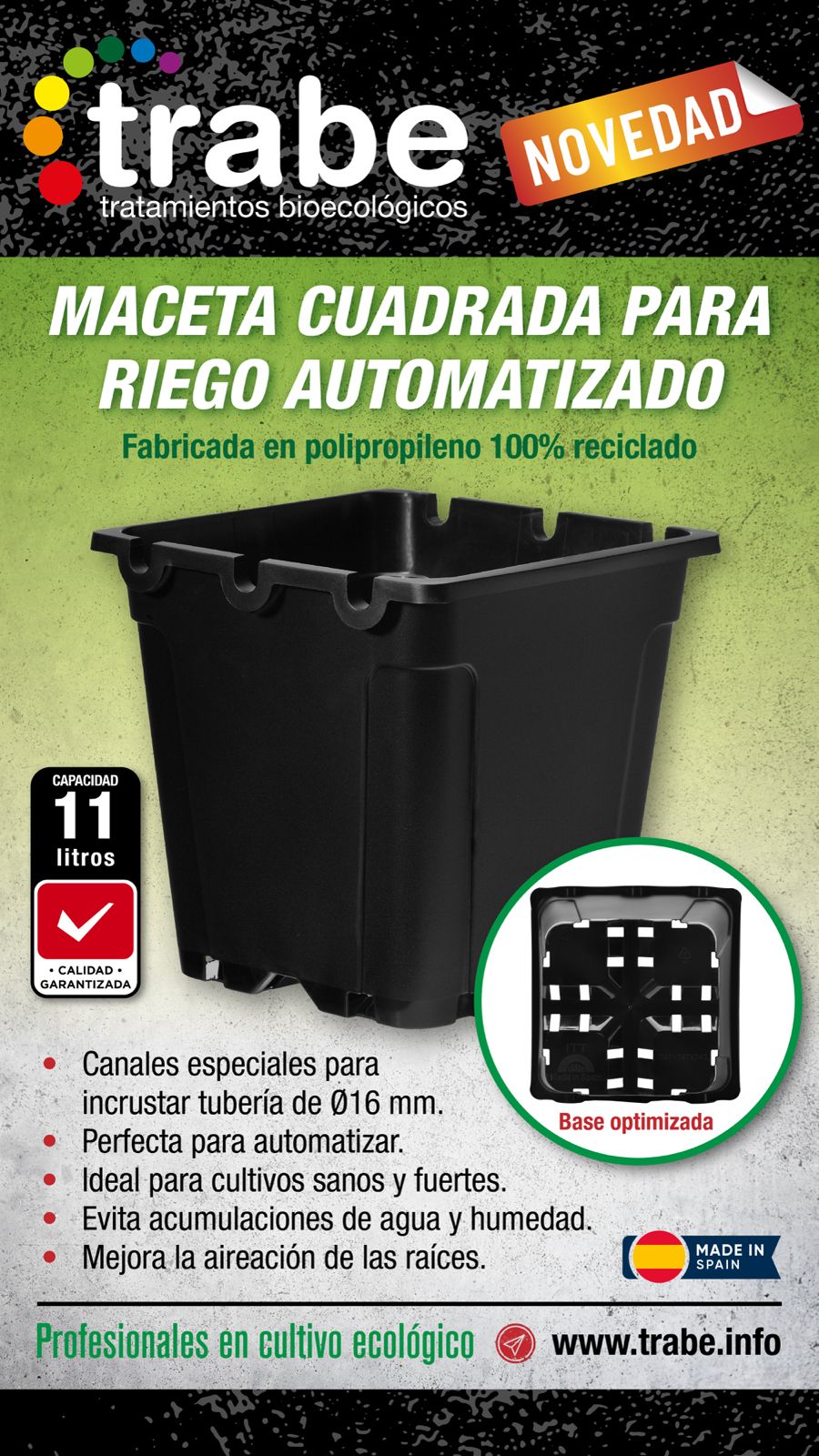 MACETA TUBERIA RIEGO